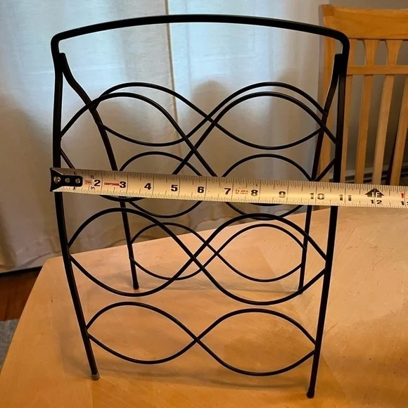 Metal Wine Rack 6 Bottle Tabletop - Picture 7 of 9